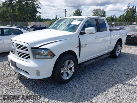 2014 Ram 1500 Sport with VIN 1C6RR7HT4ES178078, listed as a IAAI auction lot 42542584 with 136,468 mi miles and . Bid and sale history available at DreamBid. Image 2.
