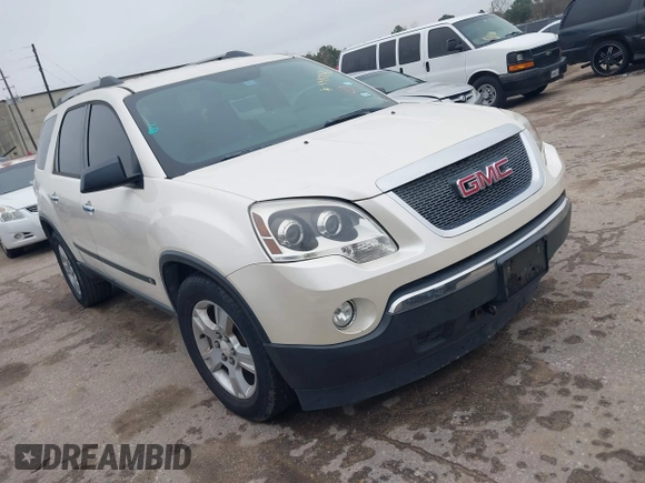 2010 GMC Acadia SL with VIN 1GKLRKED6AJ177937, listed as a IAAI auction lot 41437086 with 221,505 mi miles. Bid and sale history available at carsss.com. Image 1.