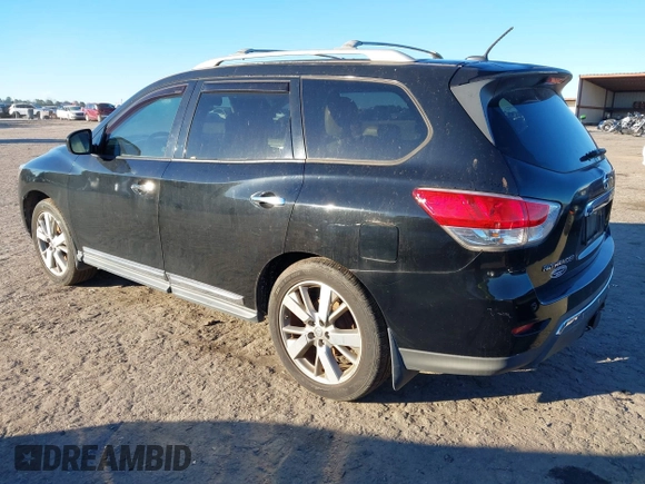 2013 Nissan Pathfinder SV with VIN 5N1AR2MM4DC633829, listed as a IAAI auction lot 41270312 with 170,544 mi miles. Bid and sale history available at carsss.com. Image 3.