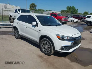 2019 Mitsubishi Outlander Sport ES 2.0 with VIN JA4AP3AUXKU028722, listed as a IAAI auction lot 41875610 with 71,728 mi miles. Bid and sale history available at carsss.com. Image 1.