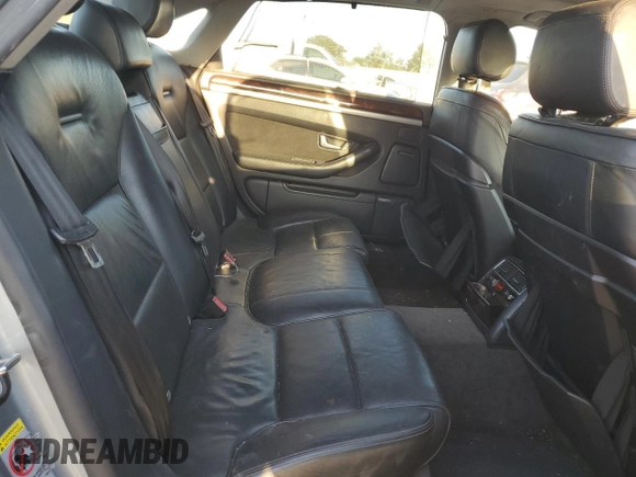 2006 Audi A8 4.2L with VIN WAUML44E26N021186, listed as a Copart auction lot 74382994 with Not provided miles and Salvage title. Bid and sale history available at DreamBid. Image 10.
