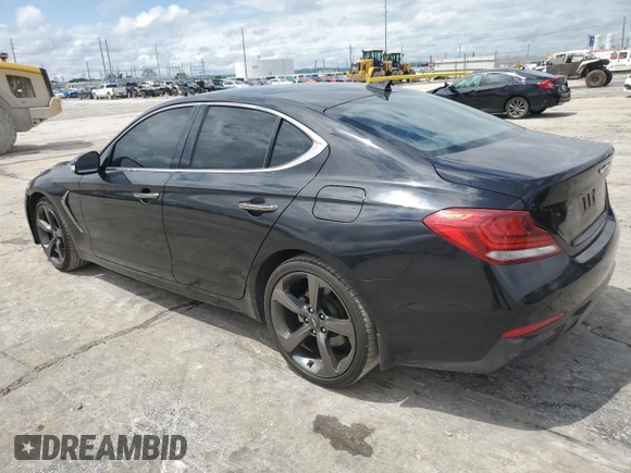 2019 Genesis G70 Advanced with VIN KMTG44LA0KU037450, listed as a Copart auction lot 56333775 with 55,434 mi miles and Clean title. Bid and sale history available at DreamBid. Image 2.