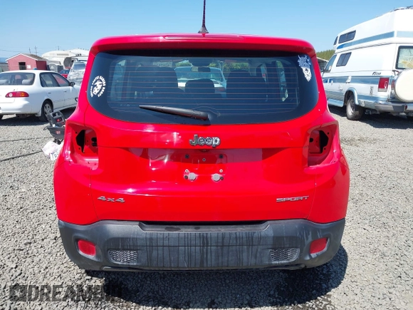 2017 Jeep Renegade Sport z VIN ZACCJBAB8HPG03001, wystawiony jako IAAI lot #42058209 z przebiegiem 80 655 mil mil oraz . Historia ofert i sprzedaży dostępna na DreamBid. Obrazek 17.