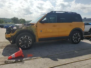 2022 Ford Bronco Sport Outer Banks с VIN 3FMCR9C61NRD62672, выставлен на аукционе Copart как лот 65416905 с пробегом 15 552 миль миль и Списание • Salvage title. История ставок и продаж доступна на DreamBid. Изображение 1.