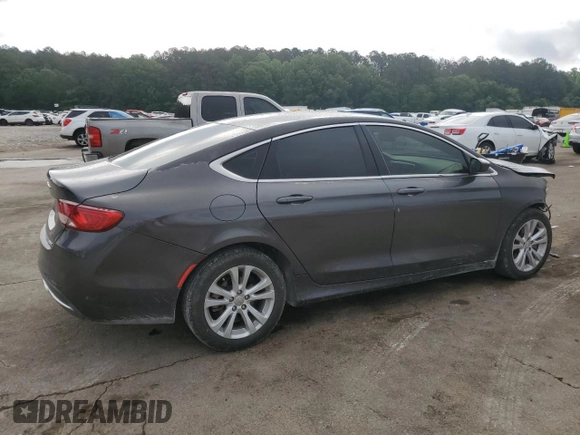 2015 Chrysler 200 Limited with VIN 1C3CCCAB0FN556461, listed as a Copart auction lot 54229305 with 204,551 mi miles and Salvage Title. Bid and sale history available at DreamBid. Image 3.