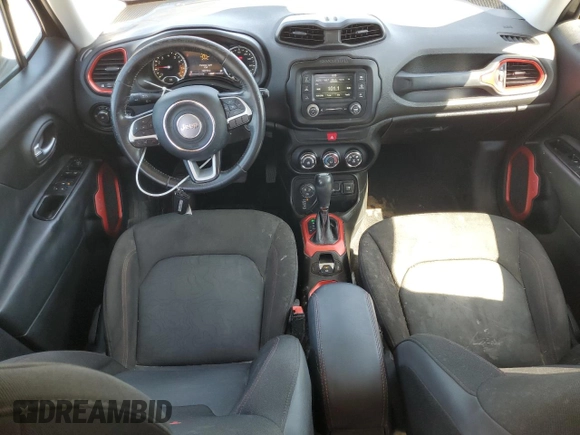 2016 Jeep Renegade Trailhawk with VIN ZACCJBCTXGPD70324, listed as a Copart auction lot 52681495 with 195,442 mi miles and Salvage Title. Bid and sale history available at carsss.com. Image 8.