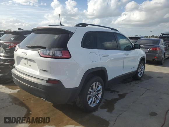 2022 Jeep Cherokee Latitude Lux with VIN 1C4PJLMN7ND526435, listed as a Copart auction lot 74007414 with Not provided miles and Salvage title. Bid and sale history available at DreamBid. Image 3.