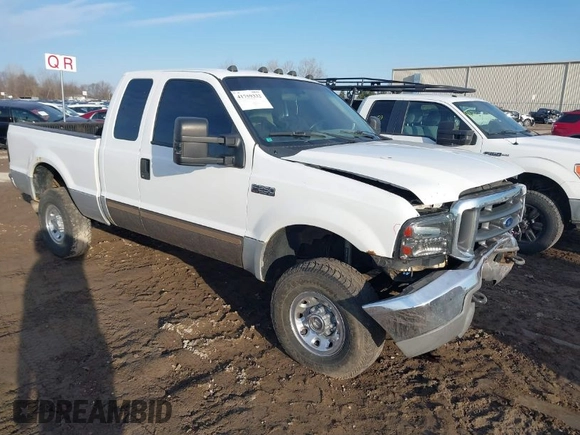 2001 Ford Super Duty F-250 XL with VIN 1FTNX21F91EA15553, listed as a IAAI auction lot 41759332 with 234,023 mi miles. Bid and sale history available at carsss.com. Image 1.