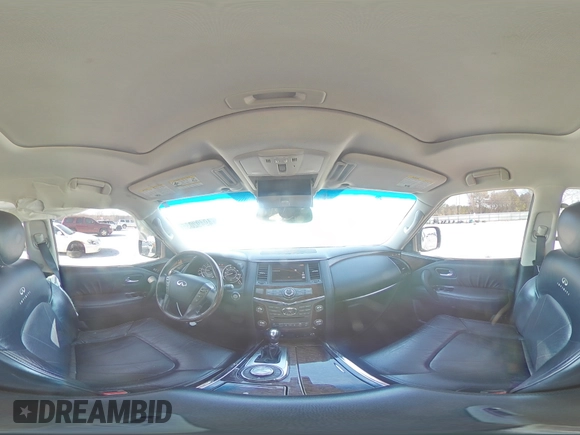 2011 Infiniti QX56 7-passenger with VIN JN8AZ2NE2B9000479, listed as a Copart auction lot 49492035 with 152,852 mi miles and Salvage Title. Bid and sale history available at carsss.com. Image 14.