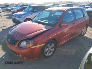 2008 Kia Spectra with VIN KNAFE161985011785, listed as a IAAI auction lot 41076914 with 49,912 mi miles and . Bid and sale history available at DreamBid. Image 2.