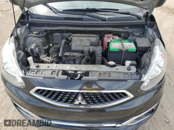 2017 Mitsubishi Mirage ES with VIN ML32A3HJ6HH016319, listed as a Copart auction lot 53732925 with 177,388 mi miles and Salvage title. Bid and sale history available at DreamBid. Image 11.