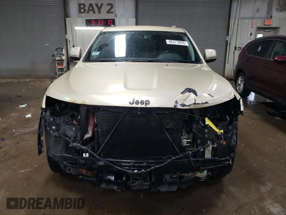2011 Jeep Grand Cherokee Laredo with VIN 1J4RR4GG4BC585586, listed as a Copart auction lot 46373955 with 163,247 mi miles and Salvage Title. Bid and sale history available at carsss.com. Image 5.