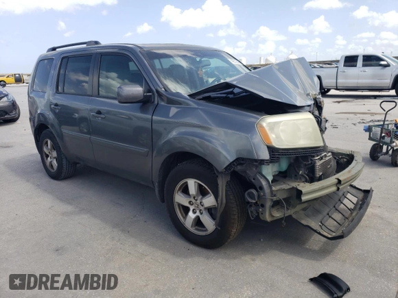 2011 Honda Pilot EX-L with VIN 5FNYF3H65BB034726, listed as a Copart auction lot 49512645 with Not Provided miles and Salvage Title. Bid and sale history available at carsss.com. Image 4.