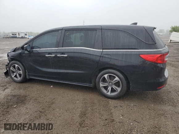 2018 Honda Odyssey z VIN 5FNRL6H40JB503183, wystawiony jako Copart lot #58013285 z przebiegiem 96 805 mil mil oraz Szkoda całkowita • Salvage title. Historia ofert i sprzedaży dostępna na DreamBid. Obrazek 2.