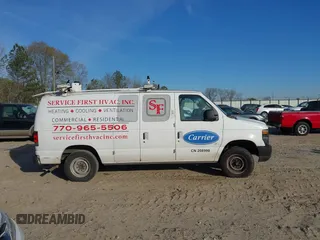 2013 Ford Econoline Cargo Commercial with VIN 1FTNE1EW4DDA35701, listed as a IAAI auction lot 41900327 with 226,733 mi miles and . Bid and sale history available at carsss.com. Image 13.
