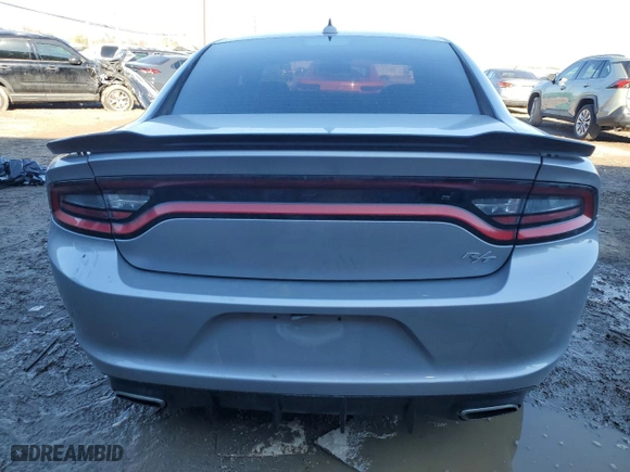 2017 Dodge Charger R/T with VIN 2C3CDXCT1HH583447, listed as a Copart auction lot 41843535 with 91,162 mi miles and Salvage Title. Bid and sale history available at carsss.com. Image 6.