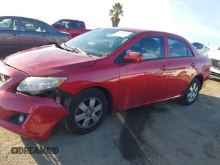 2009 Toyota Corolla with VIN 1NXBU40E19Z091295, listed as a IAAI auction lot 41645545 with 117,839 mi miles. Bid and sale history available at carsss.com. Image 15.