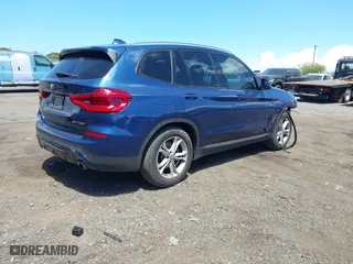 2021 BMW X3 sDrive30i with VIN 5UXTY3C08M9E91116, listed as a IAAI auction lot 41799060 with 25,049 mi miles. Bid and sale history available at carsss.com. Image 4.