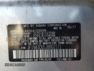 2018 Subaru WRX Premium with VIN JF1VA1C65J8802111, listed as a Copart auction lot 41440245 with 78,430 mi miles and Salvage Title. Bid and sale history available at carsss.com. Image 12.