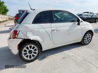 2017 FIAT 500 Pop with VIN 3C3CFFKR8HT561267, listed as a Copart auction lot 57788795 with 35,766 mi miles and Salvage title. Bid and sale history available at DreamBid. Image 3.