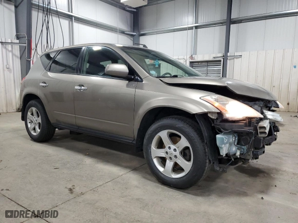 2003 Nissan Murano SL with VIN JN8AZ08T03W122744, listed as a Copart auction lot 49777265 with 154,997 mi miles and Salvage Title. Bid and sale history available at carsss.com. Image 4.