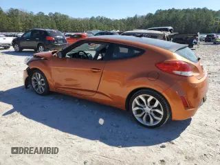 2012 Hyundai Veloster w/Red Int with VIN KMHTC6AD9CU044547, listed as a Copart auction lot 72633624 with 69,261 mi miles and Salvage title. Bid and sale history available at DreamBid. Image 2.