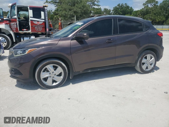 2019 Honda HR-V EX with VIN 3CZRU5H50KM707327, listed as a Copart auction lot 54589245 with 23,468 mi miles and Salvage Title. Bid and sale history available at carsss.com. Image 1.