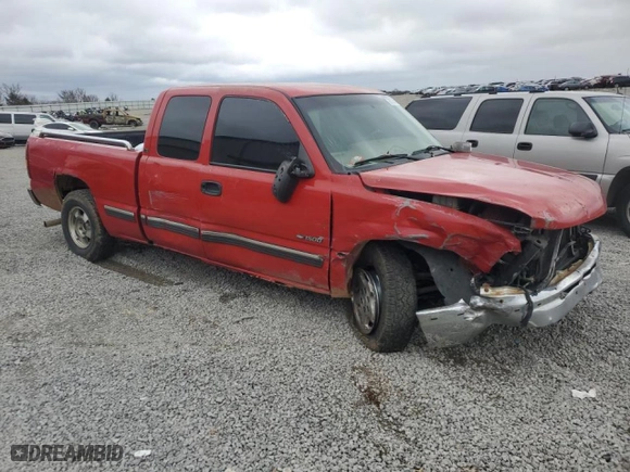 2001 Chevrolet Silverado 1500 LS with VIN 2GCEC19T211107489, listed as a Copart auction lot 87036414 with 462,469 mi miles and Salvage Title. Bid and sale history available at carsss.com. Image 4.