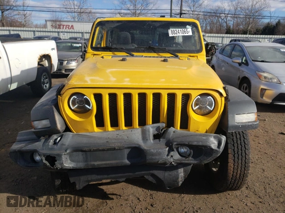 2019 Jeep Wrangler Unlimited Sport with VIN 1C4HJXDG1KW579578, listed as a Copart auction lot 88241065 with 69,083 mi miles and Salvage title. Bid and sale history available at DreamBid. Image 5.