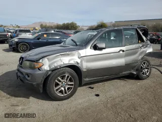 2004 BMW X5 3.0i with VIN 5UXFA13514LU36086, listed as a Copart auction lot 50060405 with 0 mi miles and Salvage Title. Bid and sale history available at carsss.com. Image 1.