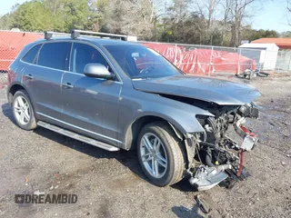 2017 Audi Q5 Premium with VIN WA1C2AFP6HA096704, listed as a IAAI auction lot 41538928 with 57,743 mi miles. Bid and sale history available at carsss.com. Image 1.