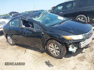 2012 Honda Civic LX z VIN 19XFB2F51CE083050, wystawiony jako IAAI lot #42237024 z przebiegiem 327 375 mil mil oraz . Historia ofert i sprzedaży dostępna na DreamBid. Obrazek 1.