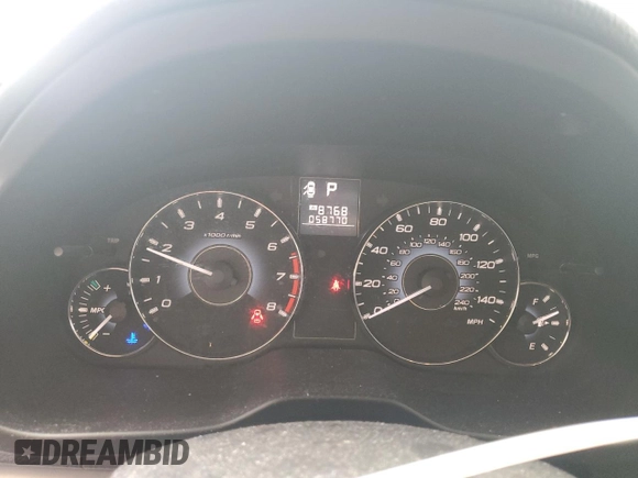 2010 Subaru Legacy Premium All-Weather Anniversary with VIN 4S3BMBF61A3223118, listed as a Copart auction lot 62595565 with 58,770 mi miles and Salvage title. Bid and sale history available at DreamBid. Image 9.