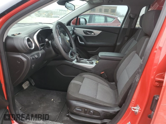 2023 Chevrolet Blazer LT with VIN 3GNKBHR42PS227899, listed as a Copart auction lot 45288295 with 30,408 mi miles and Salvage title. Bid and sale history available at DreamBid. Image 7.