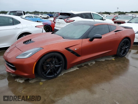 2015 Chevrolet Corvette Z51 2LT with VIN 1G1YK2D76F5109440, listed as a Copart auction lot 74430084 with 0 mi miles and Non Repairable. Bid and sale history available at carsss.com. Image 1.