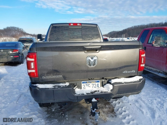 2022 Ram 2500 Laramie with VIN 3C6UR5FL9NG309997, listed as a IAAI auction lot 41346224 with 59,338 mi miles. Bid and sale history available at carsss.com. Image 17.