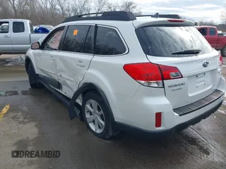 2014 Subaru Outback Premium with VIN 4S4BRCCC4E3325306, listed as a IAAI auction lot 41854473 with 157,393 mi miles and . Bid and sale history available at DreamBid. Image 3.