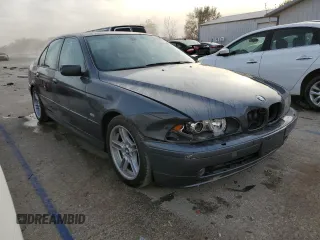 2001 BMW 5 Series 540iA with VIN WBADN634X1GM73365, listed as a Copart auction lot 77814684 with 142,374 mi miles and Salvage Title. Bid and sale history available at carsss.com. Image 4.
