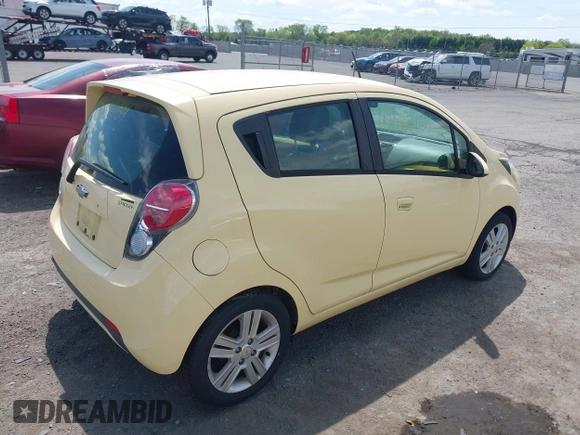 2013 Chevrolet Spark LT with VIN KL8CD6S99DC566235, listed as a IAAI auction lot 42087454 with 115,388 mi miles. Bid and sale history available at carsss.com. Image 4.