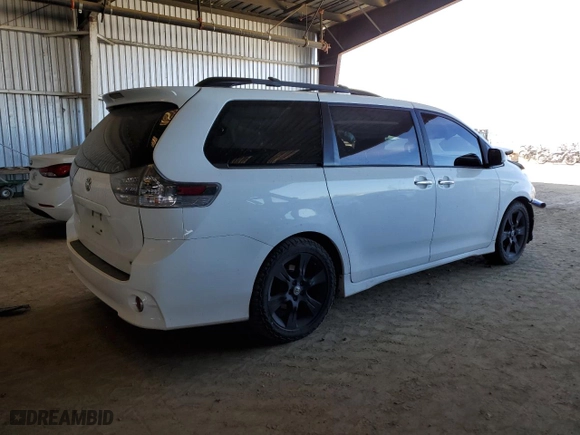 2015 Toyota Sienna SE with VIN 5TDXK3DC6FS678918, listed as a Copart auction lot 50451835 with 194,349 mi miles and Salvage Title. Bid and sale history available at carsss.com. Image 3.