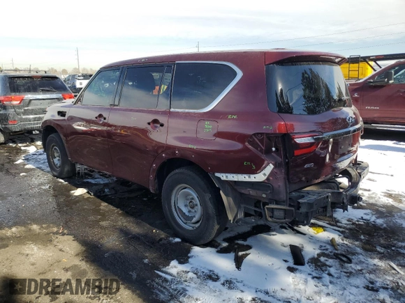 2022 Infiniti QX80 PREMIUM SELECT with VIN JN8AZ2AE8N9291774, listed as a Copart auction lot 44748755 with 42,604 mi miles and Clean Title. Bid and sale history available at carsss.com. Image 2.