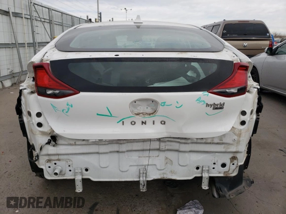 2018 Hyundai Ioniq Blue z VIN KMHC65LC4JU096316, wystawiony jako Copart lot #80973724 z przebiegiem 96 791 mil mil oraz Szkoda całkowita • Salvage title. Historia ofert i sprzedaży dostępna na DreamBid. Obrazek 6.