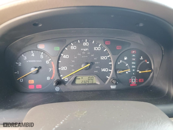 2001 Honda Accord Sdn EX w/Leather with VIN 1HGCG16561A028402, listed as a Copart auction lot 52537895 with 232,913 mi miles and Salvage Title. Bid and sale history available at carsss.com. Image 9.