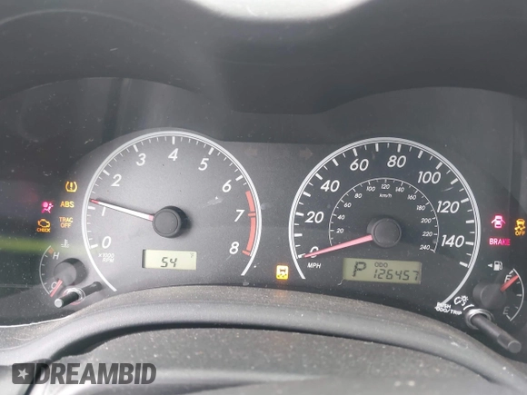 2011 Toyota Corolla L with VIN 2T1BU4EE5BC594215, listed as a IAAI auction lot 41802263 with 126,457 mi miles and . Bid and sale history available at DreamBid. Image 7.