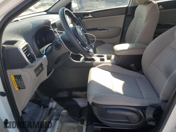 2021 Kia Sportage LX with VIN KNDPM3AC0M7874889, listed as a Copart auction lot 50266895 with 95,470 mi miles and Salvage Title. Bid and sale history available at DreamBid. Image 7.