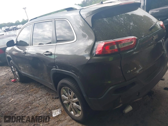 2015 Jeep Cherokee Limited with VIN 1C4PJMDS9FW635481, listed as a IAAI auction lot 42118784 with 154,776 mi miles. Bid and sale history available at carsss.com. Image 3.