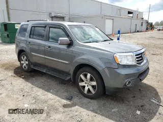 2012 Honda Pilot Touring with VIN 5FNYF4H99CB045763, listed as a Copart auction lot 54984825 with 217,548 mi miles and Clean Title. Bid and sale history available at DreamBid. Image 4.