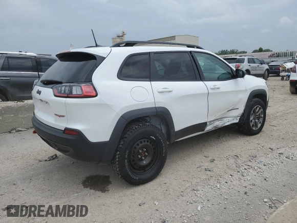 2022 Jeep Cherokee Trailhawk z VIN 1C4PJMBX2ND548837, wystawiony jako Copart lot #59042215 z przebiegiem 13 489 mil mil oraz Szkoda całkowita • Salvage title. Historia ofert i sprzedaży dostępna na DreamBid. Obrazek 3.