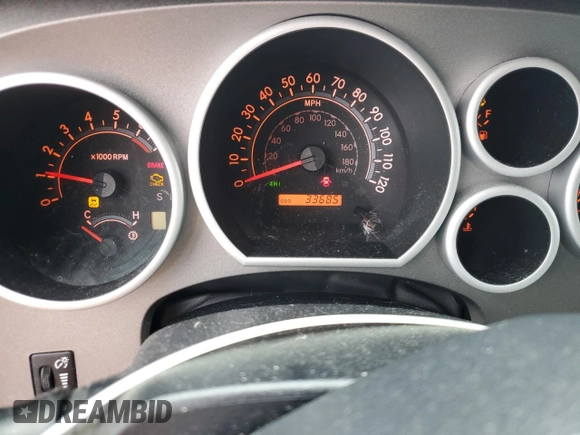 2013 Toyota Tundra with VIN 5TFDY5F18DX302012, listed as a Copart auction lot 43340675 with 33,685 mi miles and Salvage title. Bid and sale history available at DreamBid. Image 9.
