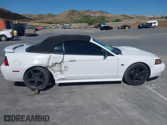 2003 Ford Mustang GT Deluxe with VIN 1FAFP45X23F374605, listed as a IAAI auction lot 41992631 with 123,760 mi miles. Bid and sale history available at carsss.com. Image 13.